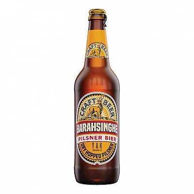 Barahsinghe German Malts Craft Pilsner Bottle 650ML - Buy Online at Best Price