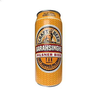 Barahsinghe German Malts Craft Pilsner Can 500ML - Buy Online at Best Price