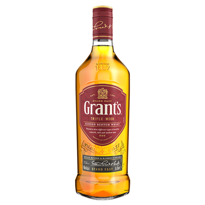 Grant's Triple Wood 1L + 1 Glass Free