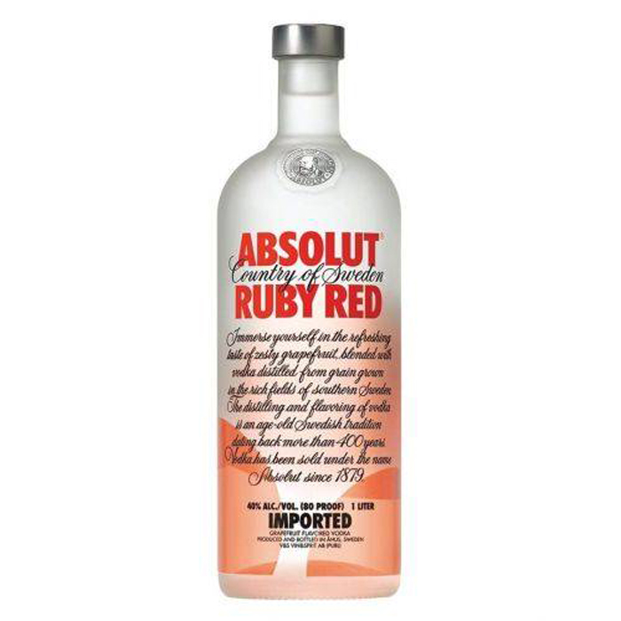 Absolut Ruby Red 1L