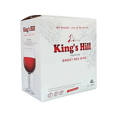 King's Hill Sweet Red 4L Box - Buy Online at Best Price