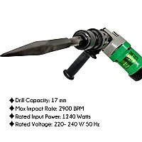 Alpha 1240 Watt Demolition Hammer Concrete Breaker A6501