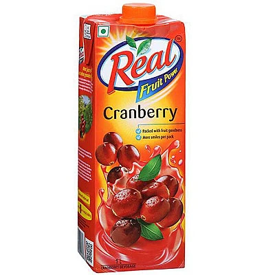 Real Fruit Cranberry Juice 1L - Buy Online at Best Price