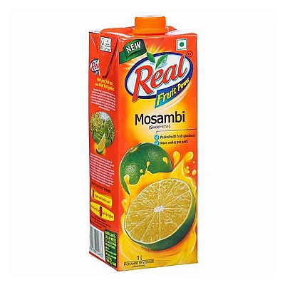 Real Fruit Mosambi Juice 1L - Buy Online at Best Price