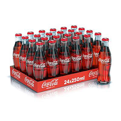 Coke 250ml glass bottle x 24 - Buy Online at Best Price