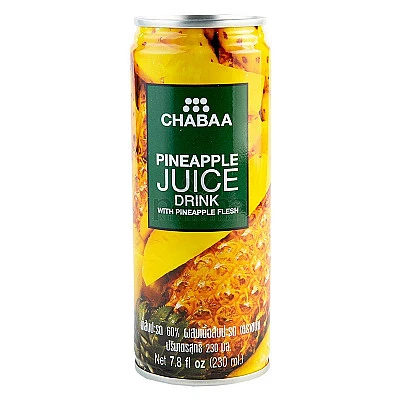 Chabaa Pineapple Can Juice - 230ml - Buy Online at Best Price