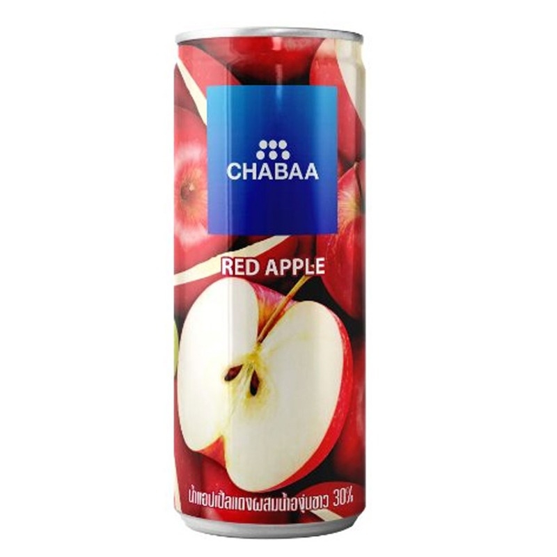 Chabaa Red Apple Can Juice - 230ml