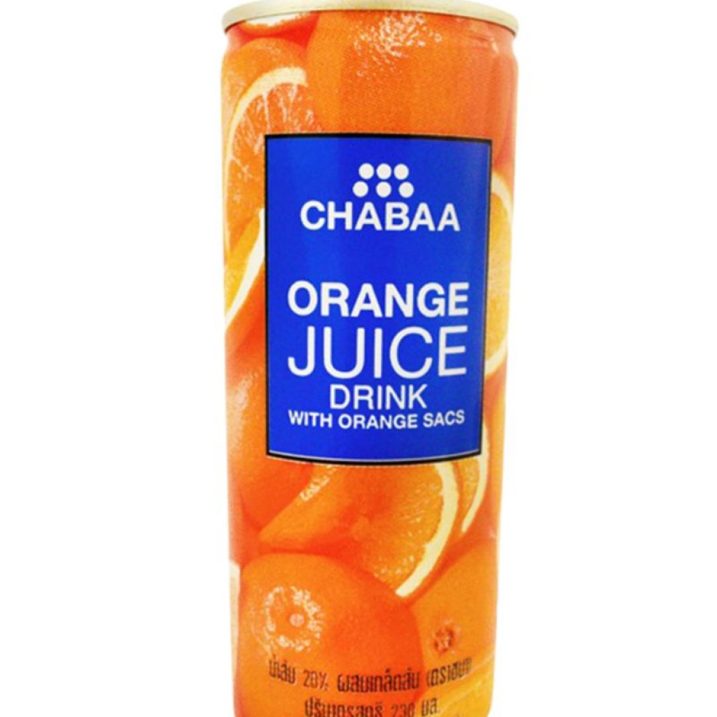 Chabaa Orange Can Juice - 230ml