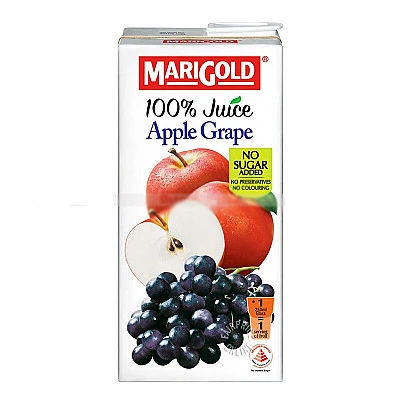 MariGold Juice No Added Sugar 100% Apple-Grape - 1L - Buy Online at Best Price