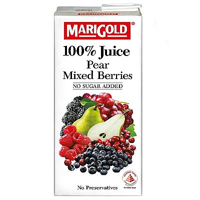 MariGold Juice 100% Pear & Mixed Berries - 1L - Buy Online at Best Price