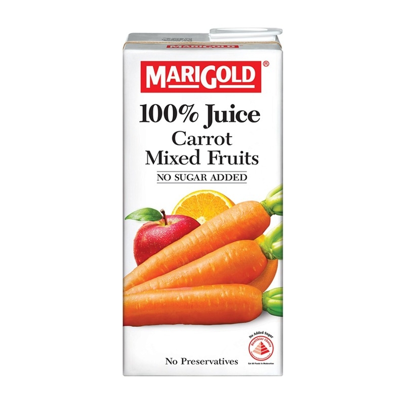 MariGold Carrot Mixed Fruits No Sugar Added Juice 1L