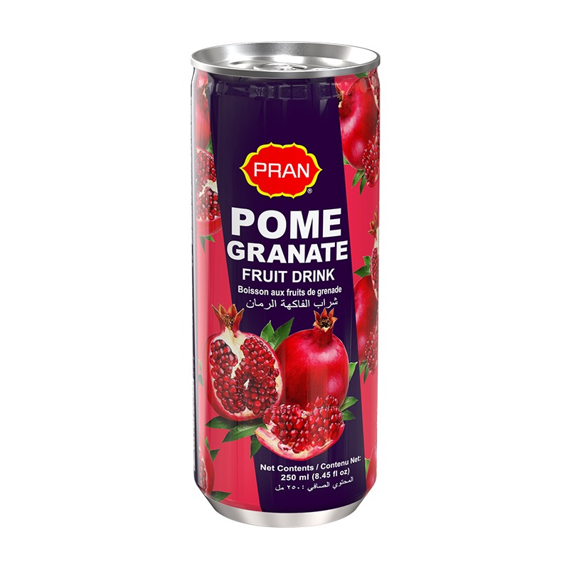 Pran Pomegranate Fruit Drink Can - 250ml