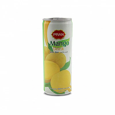 Pran Mango Fruit Drink Can - 250ml - Buy Online at Best Price