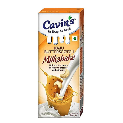 Cavins Kaju Butterscoth Milkshake - 180ml - Buy Online at Best Price