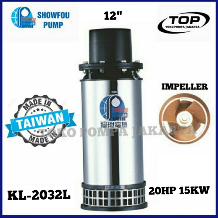 Showfu KL Type Large Volume Dewatering Pump 20HP