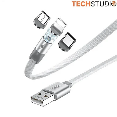 Remax Flag Series 2.1A 3 In 1 Magnetic Charging Cable RC-169th - Buy Online at Best Price