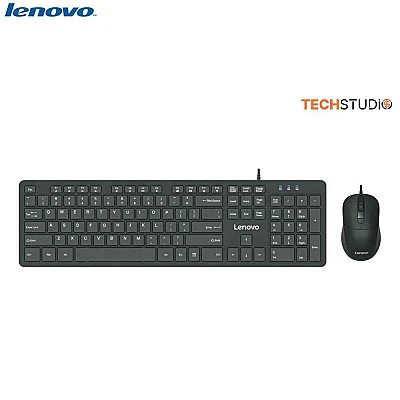 Lenovo KM102 Wired Keyboard & Mouse Combo - Buy Online at Best Price
