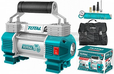 Total 12Volt Auto Air Compressor with Light TTAC2506 - Buy Online at Best Price
