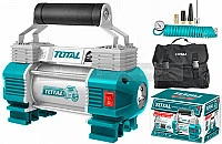 Total 12Volt Auto Air Compressor with Light TTAC2506