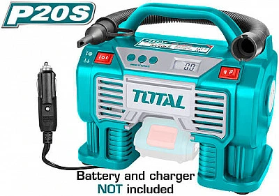 Total Li-Ion Auto Air Compressor 20V – TACLI2002 - Buy Online at Best Price