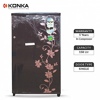 Konka 150 Ltrs Single Door Refrigerator 17 KCLQRDNP - Buy Online at Best Price