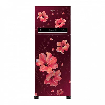 Whirlpool IF CNV 278 Sapphire Hibiscus 2S Star Double Door Refrigerator 265 L - Buy Online at Best Price