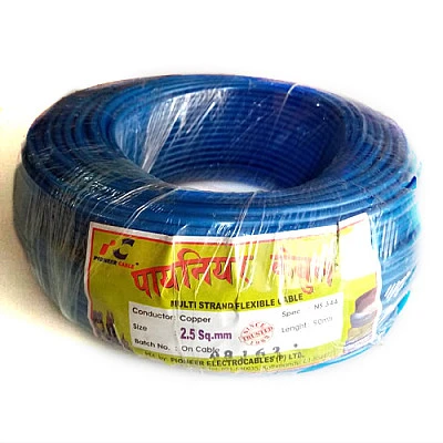 Pioneer: Wire Multistrand 2.5sq mm (Blue) - Buy Online at Best Price