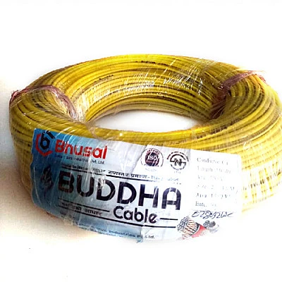 Bhusal: Wire Multistrand 1.5sq mm (Yellow) - Buy Online at Best Price