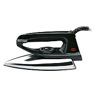 Thumbnail Bajaj DX-2 600W Dry Iron with Advance Soleplate and Anti-Bacterial German Coating Technology, Black