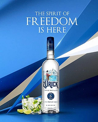 Zurick Ultra Premium Vodka - Buy Online at Best Price