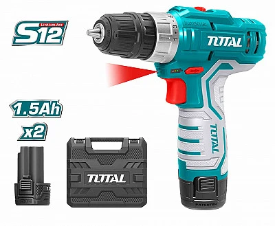 Total TDLI12325 Lithium-Ion Cordless Drill Machine - 12V - Chuck 10mm - Buy Online at Best Price