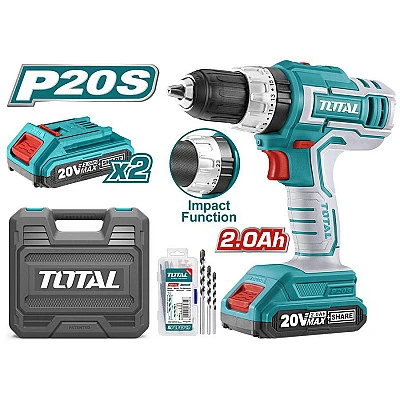TOTAL 20V Lithium-Ion impact Function drill Machine TIDLI200215 - Buy Online at Best Price