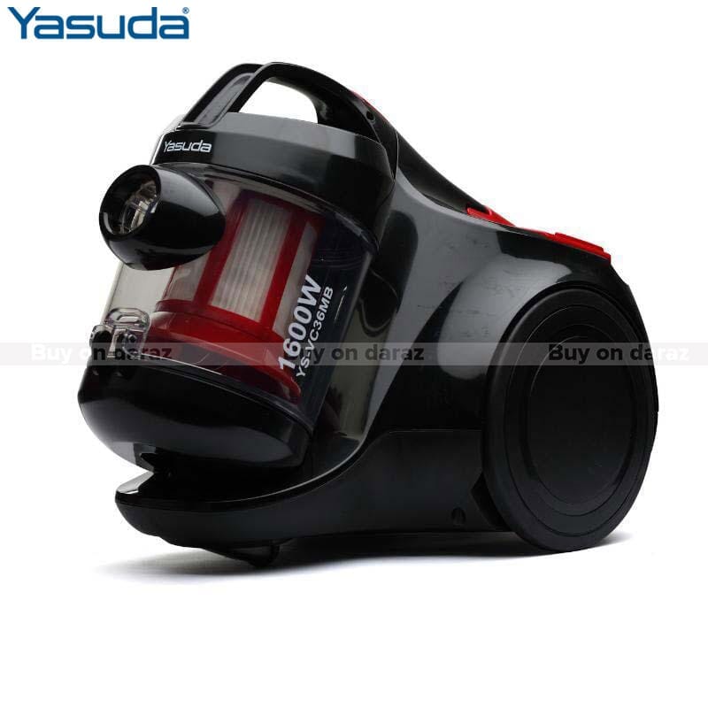 Yasuda Ysvc36Mb 1600W Bagless Vacuum Cleaner- Red/Black