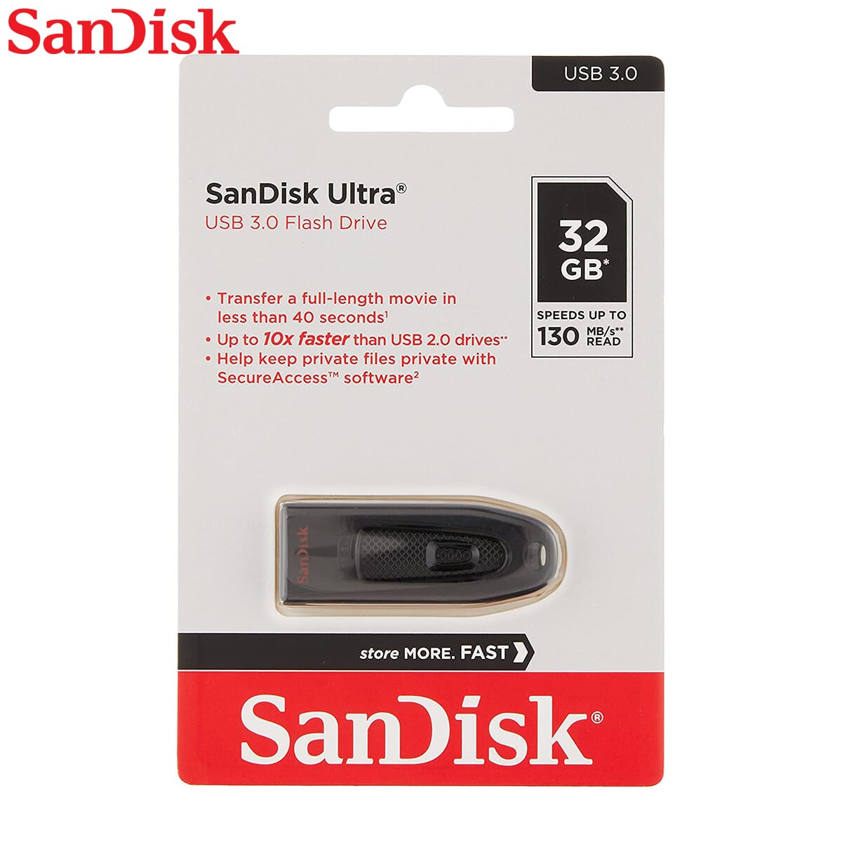 SanDisk Ultra 32GB USB 3.0 Flash Drive