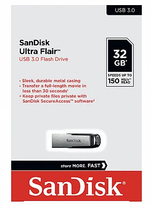 SanDisk Ultra Flair USB 3.0 Memory Stick - 32 GB - Buy Online at Best Price