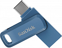 128 GB Pendrive SanDisk Ultra Dual Drive Go USB 3.1 Gen.1 Type C OTG Drive (Blue, Type A To Type C) - Fastroz Company