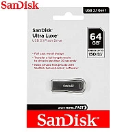 SanDisk Ultra Luxeâ„¢ 64GB, USB 3.1 Flash Drive Speed Upto 150MB/s PenDrive