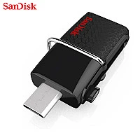 SanDisk  Ultra Dual Drive 64GB m3.0 OTG Flash Drive Speed Upto 150MB/s OTG Pendrive MicroUSB Connector