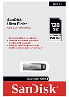 SanDisk Ultra Flair USB 3.0 Memory Stick - 128 GB