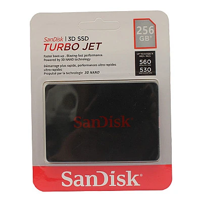 Sandisk 3D  SSD Turbo Jet 256 GB 3d ssd - Buy Online at Best Price