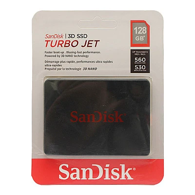Sandisk 3D  SSD Turbo Jet 128 GB 3d ssd - Buy Online at Best Price