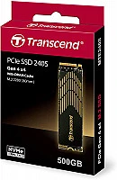 Transcend 500 GB Gen 4 NVME - MTE240S - with Heat Sink