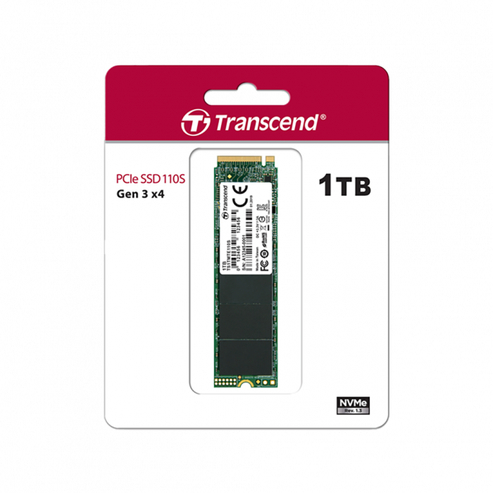 Transcend PCIe NVMe M.2 SuperSpeed SSD - 1TB