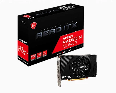 MSI Radeon RX 6400 Aero ITX 4GB - Buy Online at Best Price