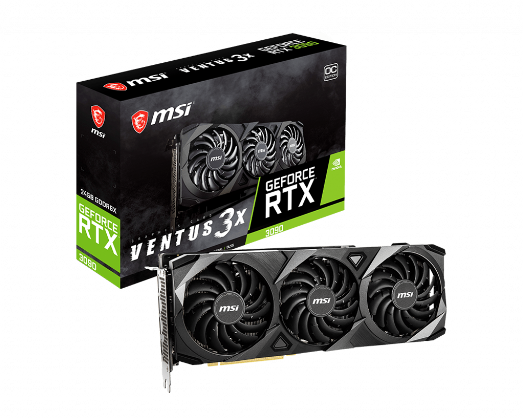 MSI GeForce RTX 3090 VENTUS 3X 24G OC