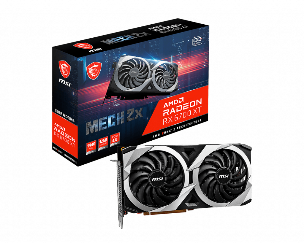 MSI Radeon RX 6700XT Mech 2X 12G OC