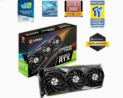 MSI GeForce RTX 3080 GAMING X TRIO 10G - Buy Online at Best Price