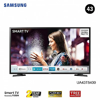 SAMSUNG UA43T5400 - 43" Full HD Led Smart Tv - Black - Buy Online at Best Price