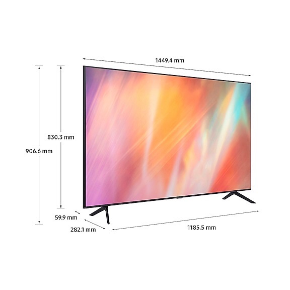 Samsung UA65AU7700-65" Crystal UHD 4K Smart LED Tv With Air Slim Design