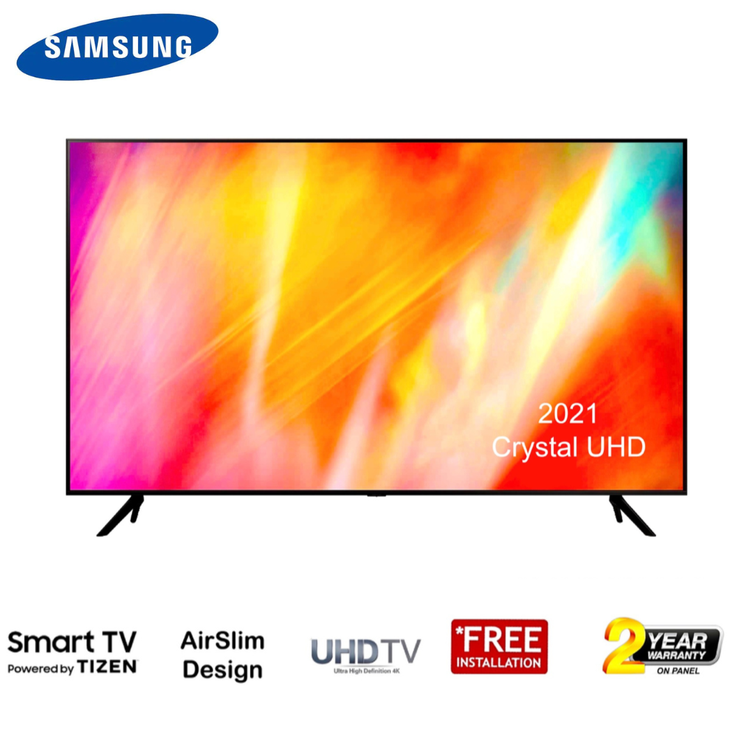 SAMSUNG 55'' Inch UHD 4K Smart LED TV - UA55AU7700RXHE